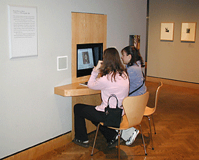 Figure 1: The Minneapolis Institute of Arts in–gallery Interactive Learning Station