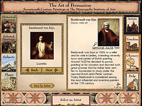 Figure 6: Screen shot from "The Art of Persuasion."