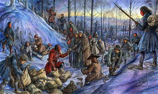Figure 2: March to Canada, illustration copyright Francis Back