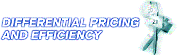 Differential Pricing and Efficiency