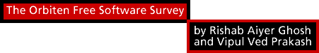 The Orbiten Free Software Survey