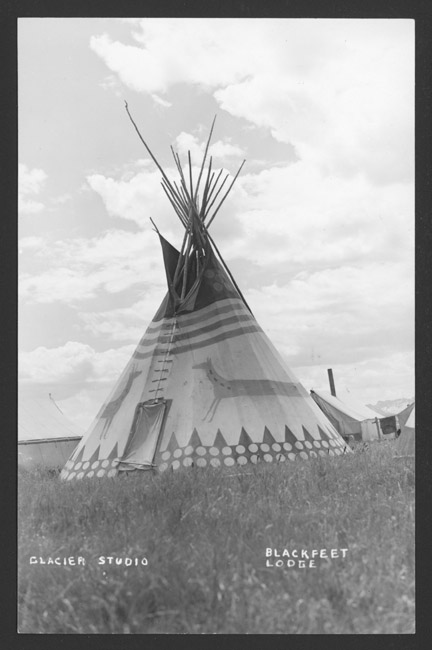 Encampment of Blackfeet (Montana)