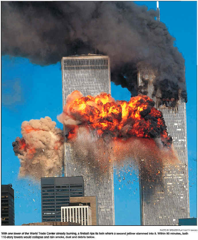 World Trade Center, South Tower, September 11, 2001