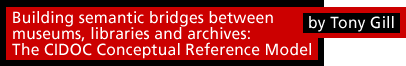 Building semantic bridges between museums, libraries and archives: The CIDOC Conceptual Reference Model