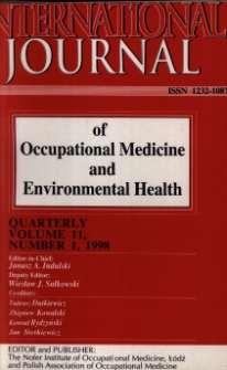 Polish bibliography of occupational medicine, 1996. Part 3