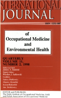 Polish bibliography of occupational medicine, 1997. Part 1