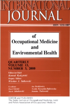 Polish bibliography of occupational medicine, 1999. Part 1
