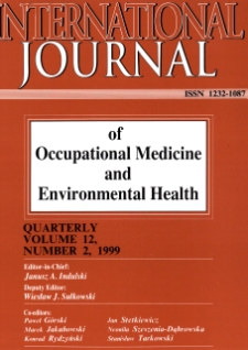 Polish bibliography of occupational medicine, 1998. Part 1
