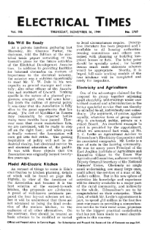 Electrical Times vol. 106 no. 2769 (1944)