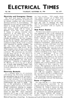 Electrical Times vol. 106 no. 2771 (1944)