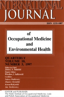 Occupational medicine in Polish journals of 1996. Part 1