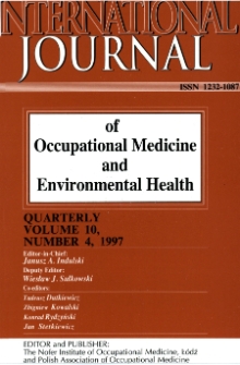 Occupational medicine in Polish journals of 1996. Part 2