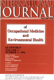 Occupational medicine in the East European journals of 1993. Part 1