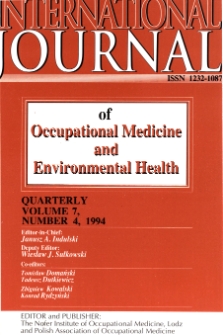 Occupational medicine in Polish journals of 1993. Part 3