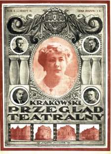 Krakowski Przegląd Teatralny nr 4 (1920)