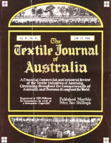 The Textile Journal of Australia vol. 4 no. 11 (1930)