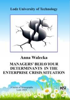 Managers' behaviour determinants in the enterpise crisis situation