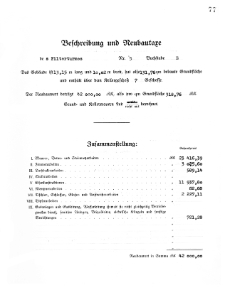Beschreibung und Neubautare S. 77-81