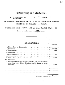 Beschreibung und Neubautare S. 303-306
