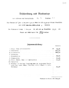 Beschreibung und Neubautare S. 503-508