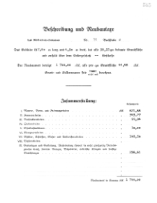 Beschreibung und Neubautare S. 585-588