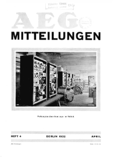 AEG Mittelungen H. 4 (1932)