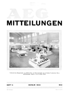 AEG Mittelungen H. 5 (1932)