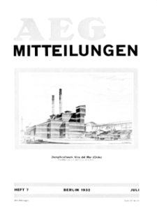 AEG Mittelungen H. 7 (1932)