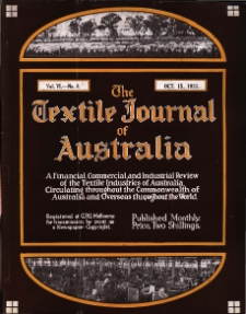 The Textile Journal of Australia vol. 6 no. 8 (1931)