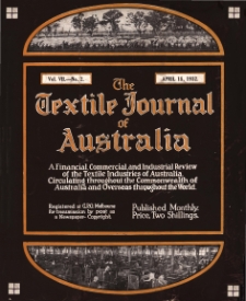 The Textile Journal of Australia vol. 7 no. 2 (1932)