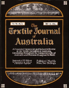 The Textile Journal of Australia vol. 7 no. 3 (1932)