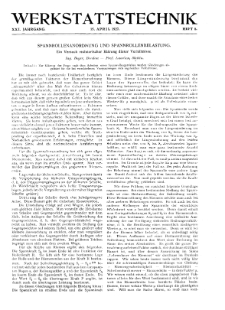Werkstattstechnik Jg. 21 H. 8 (1927)