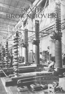 Revue Brown Boveri a. XXX no 1-2 (1943)