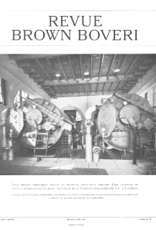 Revue Brown Boveri a. XXX no 7 (1943)