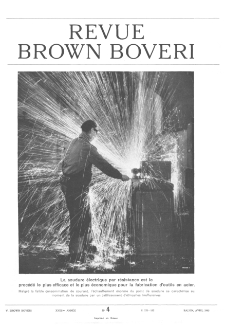 Revue Brown Boveri a. XXXII no 4 (1945)