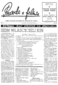 Życie Teatru : tygodnik poświęcony polskiej kulturze teatralnej nr 10 (1926)