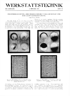 Werkstattstechnik Jg. 21 H. 19 (1927)