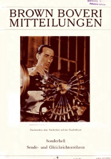 Brown Boveri Mitteilungen Jg. XXXVI Nr. 9 (1949)