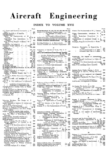 Vol. 17 Index (1945)