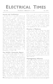 Electrical Times vol. 105 no. 2730 (1944)