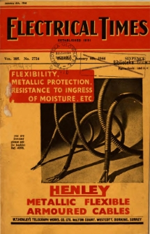 Electrical Times vol. 105 no. 2724 (1944)