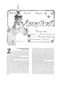 Architekt R. 2 z. 8 (1901)