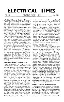 Electrical Times vol. 105 no. 2732 (1944)