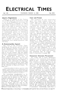 Electrical Times vol. 105 no. 2734 (1944)