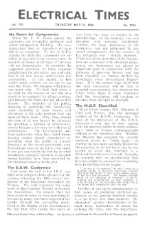 Electrical Times vol. 105 no. 2744 (1944)