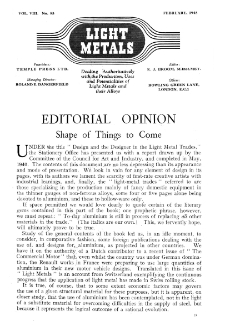 Light Metals vol. 8 no. 85 (1945)