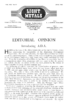 Light Metals vol. 8 no. 89 (1945)