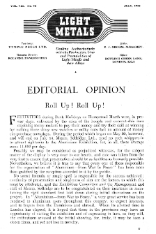 Light Metals vol. 8 no. 90 (1945)