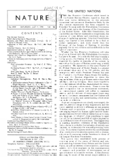 Nature : a weekly illustrated journal of science vol. 156 no. 3949 (1945)