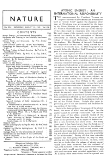 Nature : a weekly illustrated journal of science vol. 156 no. 3954 (1945)